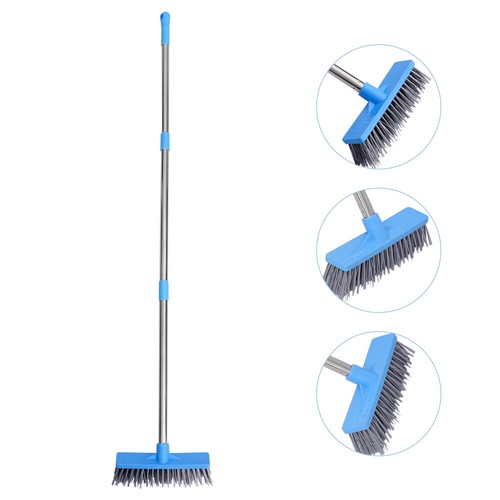 Multi-Surface Stiff Brush Carpet Scrub Brush Toilet Floor Scrubber - Picture 3 of 12