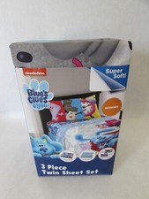 Nickelodeon Blue's Clues  You 3 Piece Twin Sheet Set Super Soft Lets Think