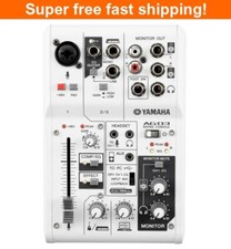 Yamaha AG03 3-Channel Studio Live Mixer & USB Audio Interface with Built-in DSP