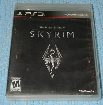 Sony Playstation 3 Game The Elder Scrolls V: Skyrim / with Case and ...