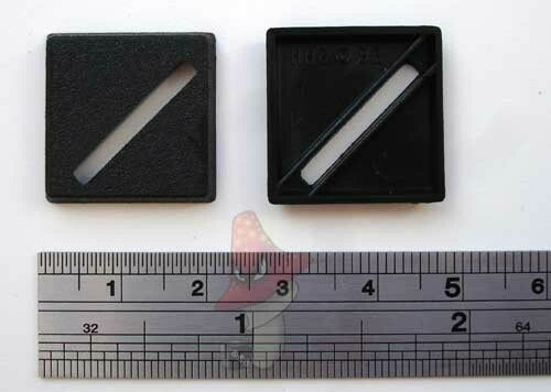 Bases Plastique Pour Figurines Wargaming - Lot De 40, Format 40x20mm, Fente Diagonale - Pour échelle 28mm, Sac Refermable