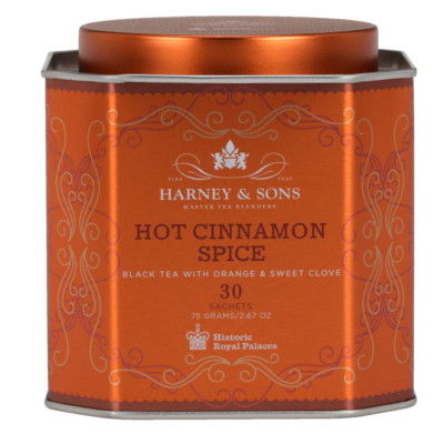 2 Pack Harney & Sons Cinnamon Spice Tea Tin Black Tea with Orange & Sweet Clove