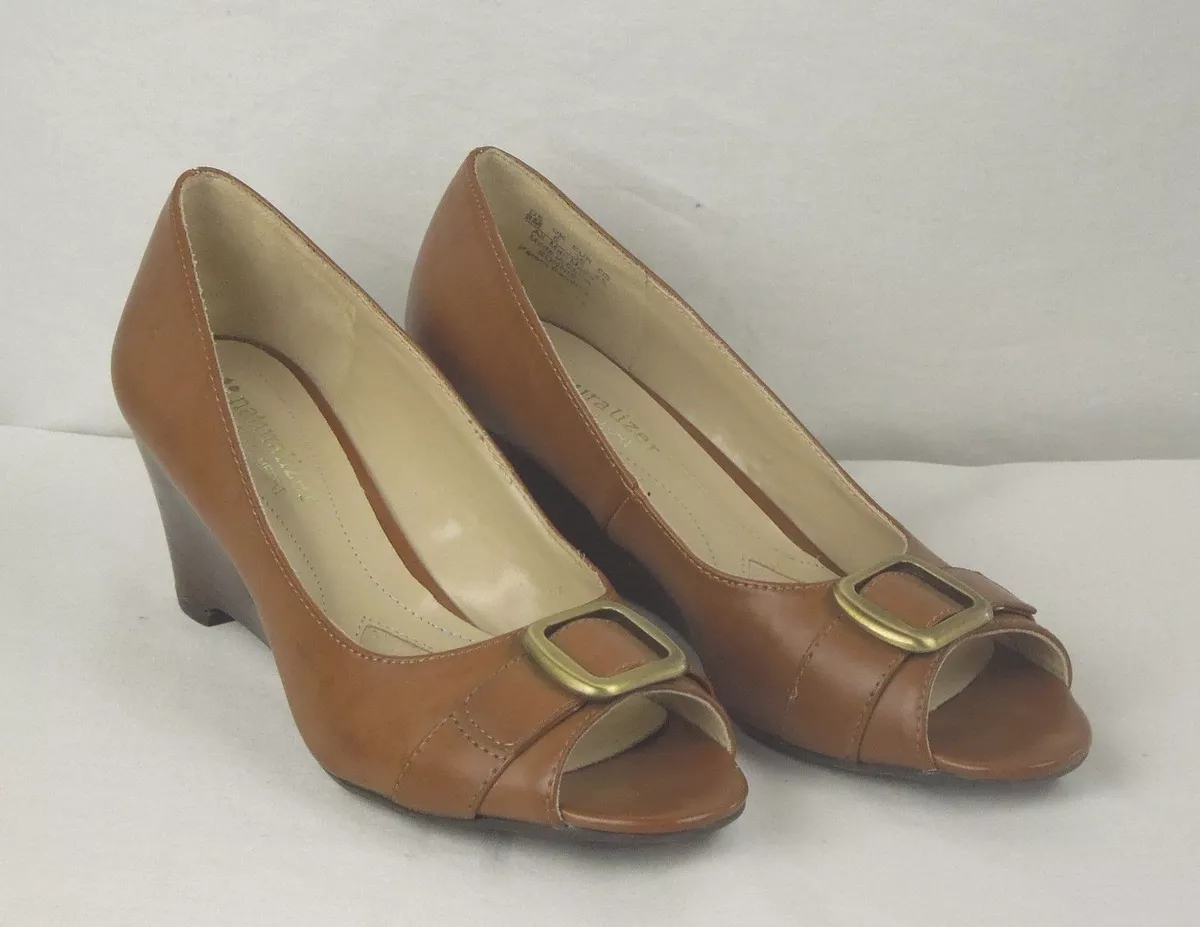 Womens Naturalizer N5 Comfort Open Toe Dress Shoes Size 8 eBay