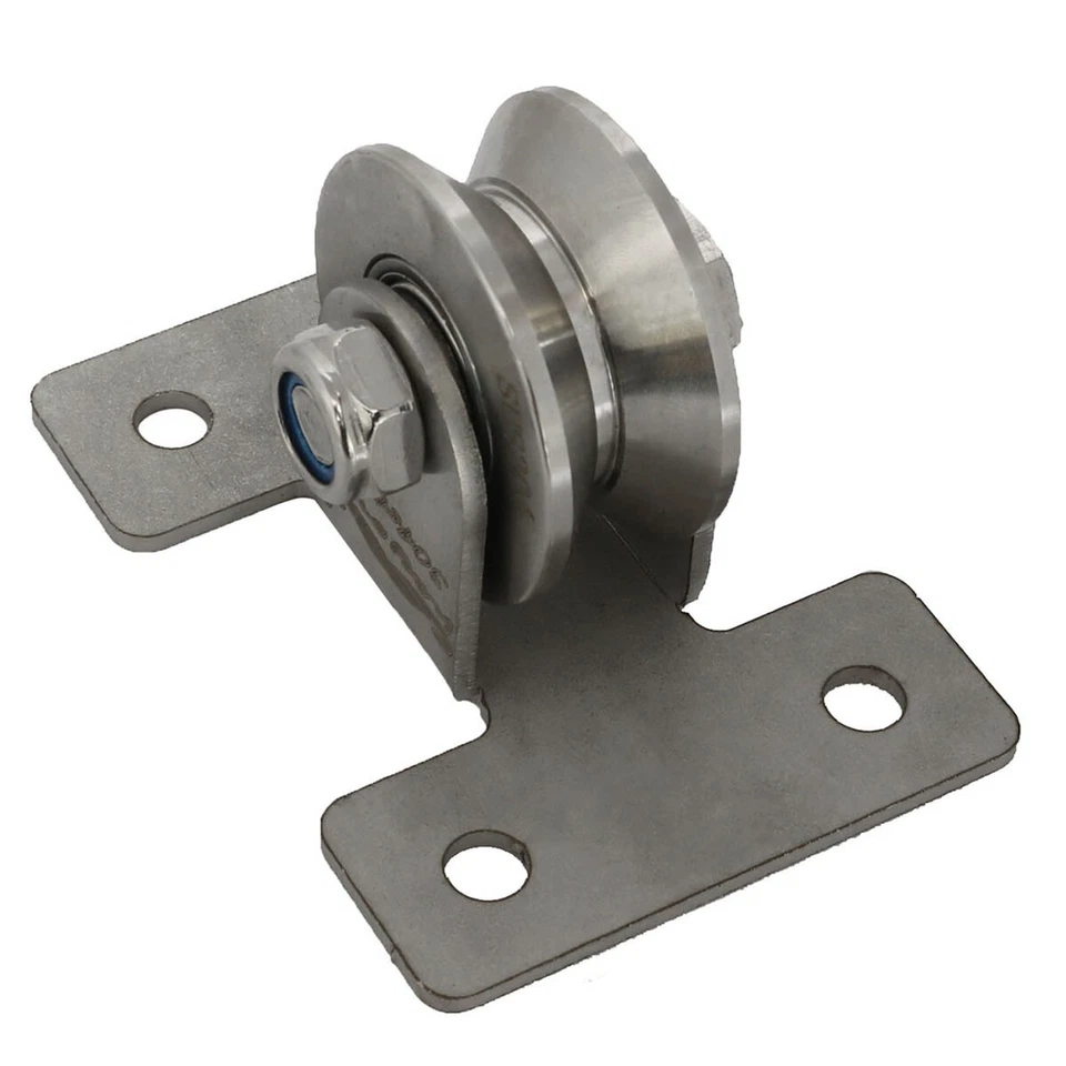 V Groove Pulley Wheel Steel Pulleys for Rope Pulley Wheel Block Wire Rope Pulley - Image 2 of 4