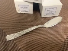 Fortessa Stainless Steel Cestino Butter Spreaders (12)  New Box  FREE SHIPPIN