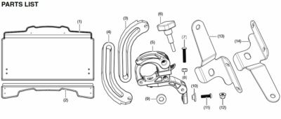 2014-2026 OEM Honda Pioneer 700 2P 4P 2-Piece HC Poly Windshield