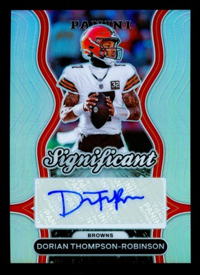 Dorian Thompson-Robinson Auto Significant Signatures Silver 2024 Panini Prizm