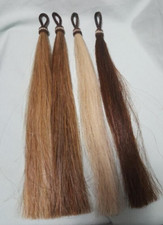 Horse Hair Tassels, Shoofly 13-1/4" Long w/Hitch Knot - 5 Options  T-13