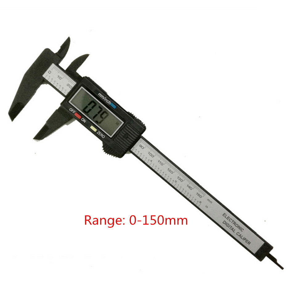 Mesure Professionnelle Pied &agrave; Coulisse Num&eacute;rique 150 Mm - Pr&eacute;cision 0,01 Mm - Acier Inox IP54 - &Eacute;cran LCD Pieds &agrave; Coulisse