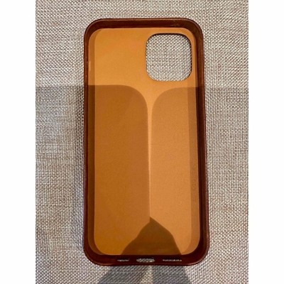 Hermes Bolduc I Phone12 iphone 12 Pro Case Calfskin Leather Brown 