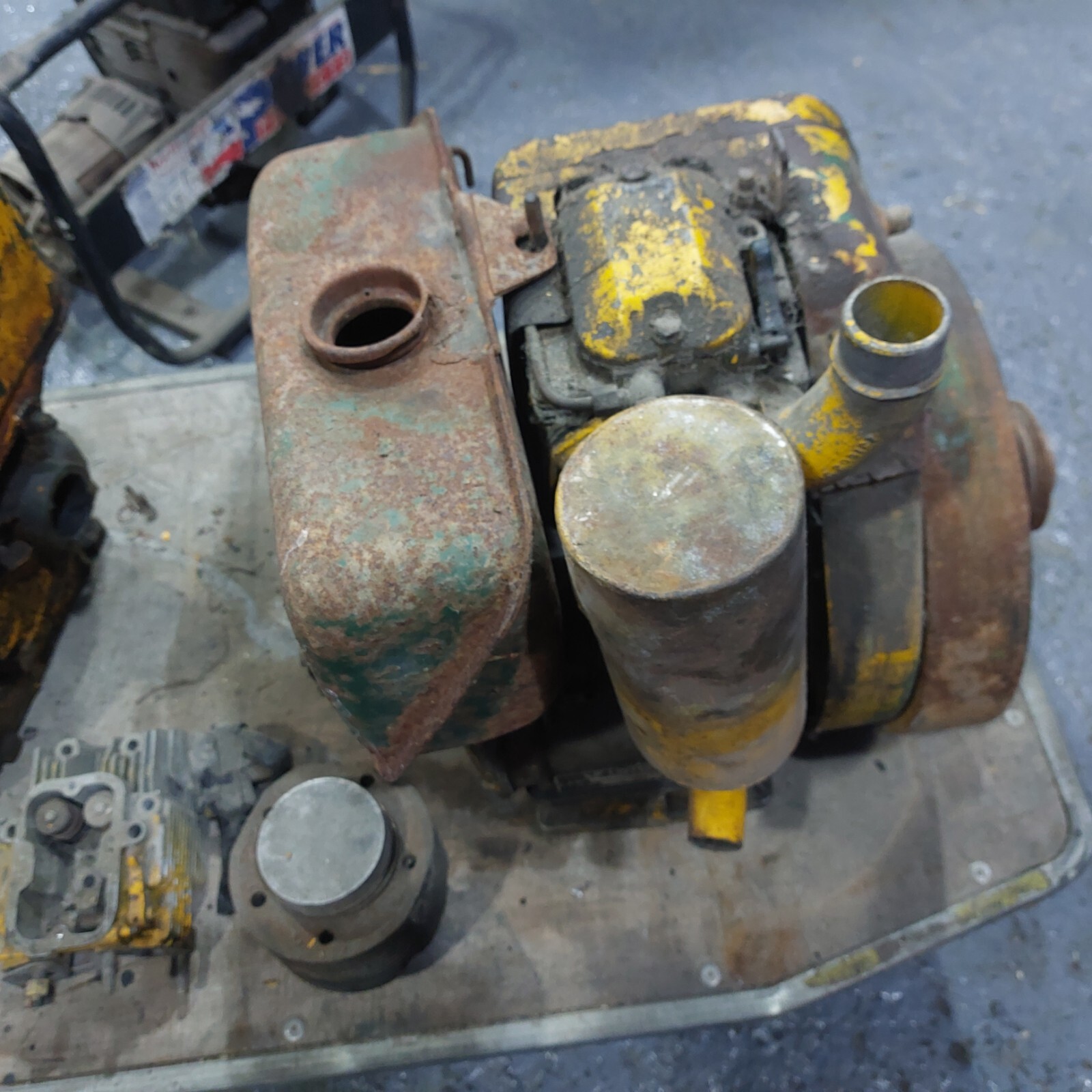 Lister Petter Diesel Mixer Engines X2 For Spares Repair. eBay