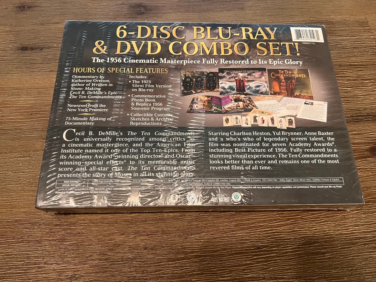 The Ten Commandments (Blu-ray Disc, 2013, 6-Disc Set, Ultimate 