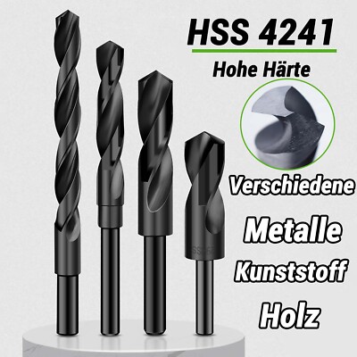 HSS-R Bohrer Spiralbohrer Metallbohrer 12 bis 35 mm mit reduziertem Schaft