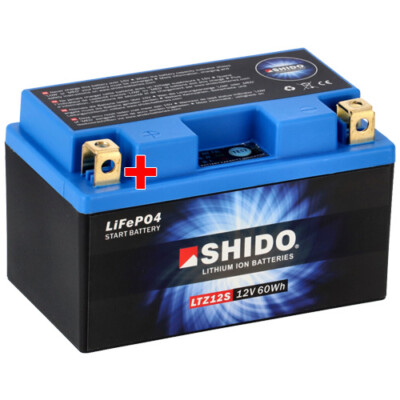 Batterie für Honda VFR 800 RC46A 2007 Shido Lithium LTZ12S / YTZ12S