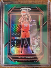2023 Panini WNBA Prizm Tyasha Harris Green Holo Prizm #102 Connecticut Sun