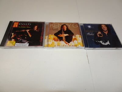 Lot 3 Kenny G CD's Music Holiday Album: Faith Miracles Wishes Arista Records