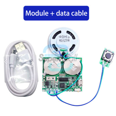 DIY Audio Music Greeting Card Module Button Control 8M Music Voice Player Board