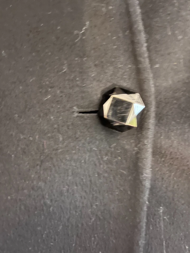 Nanette Lepore Black long coat button up M - Image 4 of 4