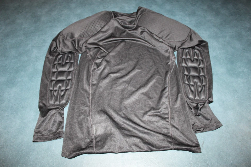 Adidas Fútbol Portero Acolchado Camiseta y Pantalones Cortos, Negro, Hombre L Excelente Estado Foto 2 de 4