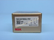 NSK 7001A5TRDULP4Y Abec-7 Super Precision Spindle Bearings. Set of Two 