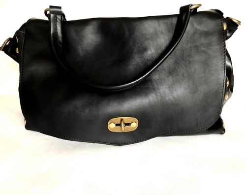 Borsa a mano artigianale in vera pelle - Modello Bauletto ৩ 33 mani