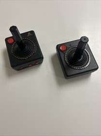 ATARI FLASHBACK 4 Console With Cables and 2 Wireless Controllers Tested Working
