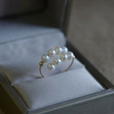 beautiful AAA 3-4mm real south sea white roun...