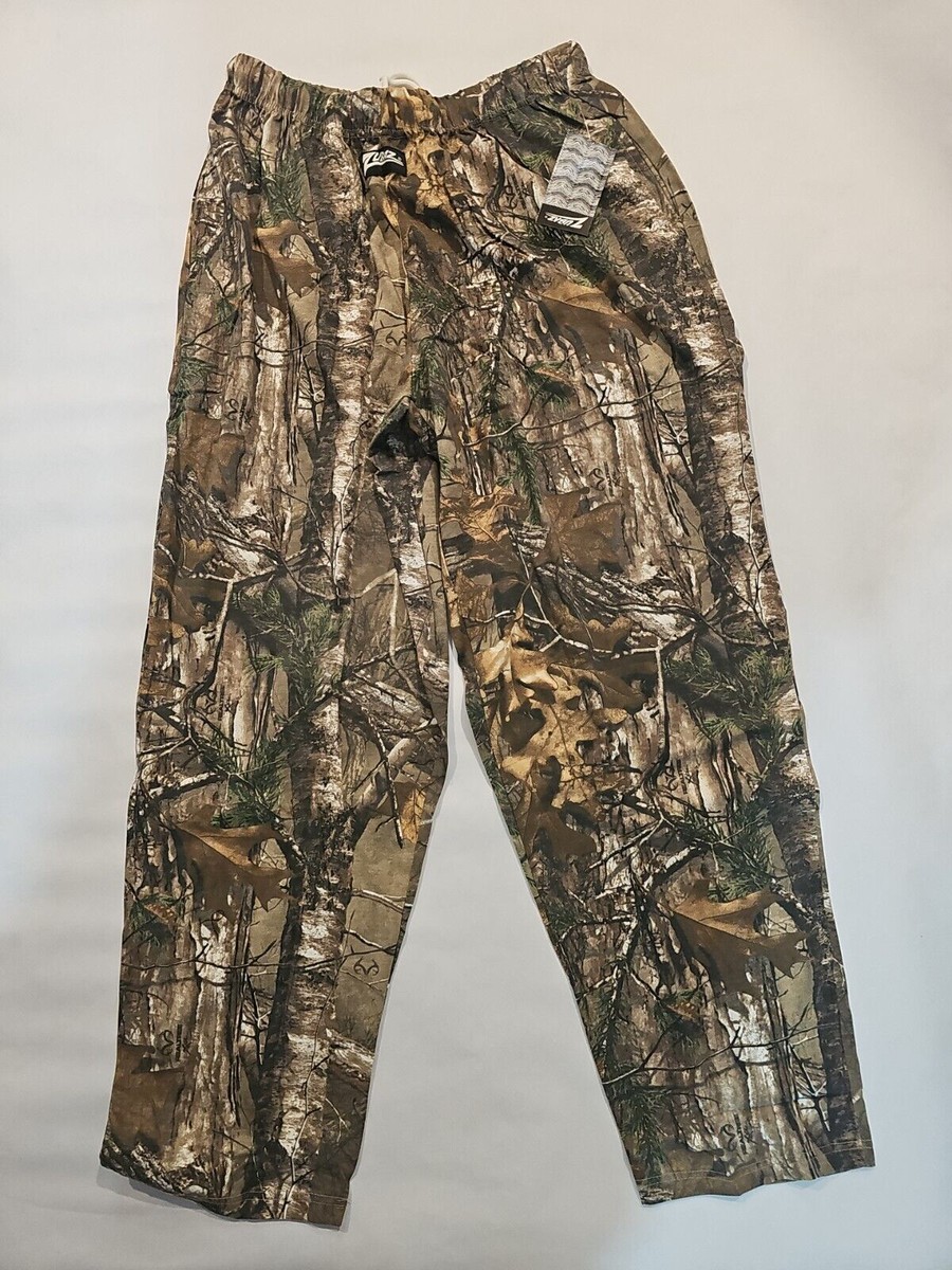 DESIGNER Zubaz Camouflage Real Tree New With Tags Drawstring | eBay
