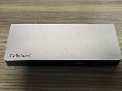 StarTech TB3DOCK2DPPD Thunderbolt 3 Dual-4K Docking Station  Used