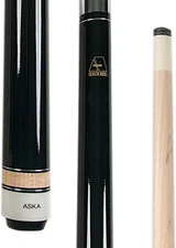 ASKA Short Kids Cue LCS, Canadian Hard Rock Maple Billiard Pool Cue Stick
