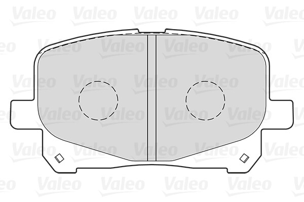 Kit plaquettes de frein Valeo 301025 anti-bruit pour frein à disque