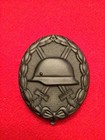 DISTINTIVO TEDESCO WWII WEHRMACHT / ELITE WOUND - NERO - 1957 PATTERN - SENZA HK