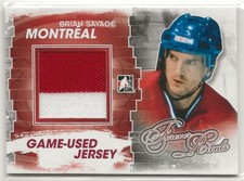2012-13 ITG Forever Rivals Game Used Jerseys Red Version #M35 Brian Savage /130