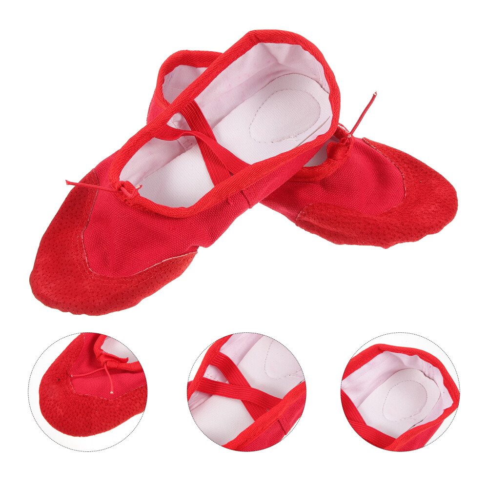 SAOLA Scarpe da yoga suola intera scarpe da ballo in tela scarpe a punta ciabatte