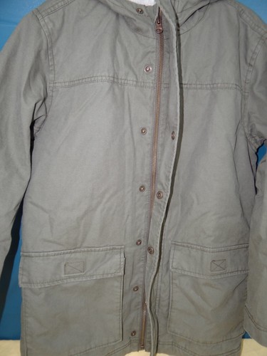 Old Navy Coat Jacket Size XL 14 - 16 Kids Hunter Green (D1) - Picture 2 of 4