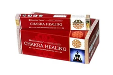 Garden Fresh Chakra Healing Incense Sticks/Agarbatti - 180g Box 12 Packs of 15g