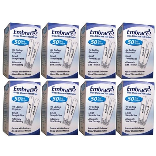Embrace Blood Glucose (400) Test Strips Expiration 05/08/2025