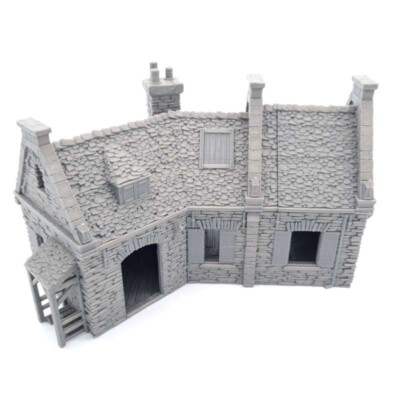 Mittelalter Residenz WFB LOTR FANTASY 3D GEDRUCKT GELÄNDE LANDSCHAFT 16-20 JAHRHUNDERT