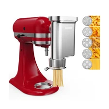 Metal Gourmet Pasta Press Attachment for KitchenAid Stand Mixer – D... Fas