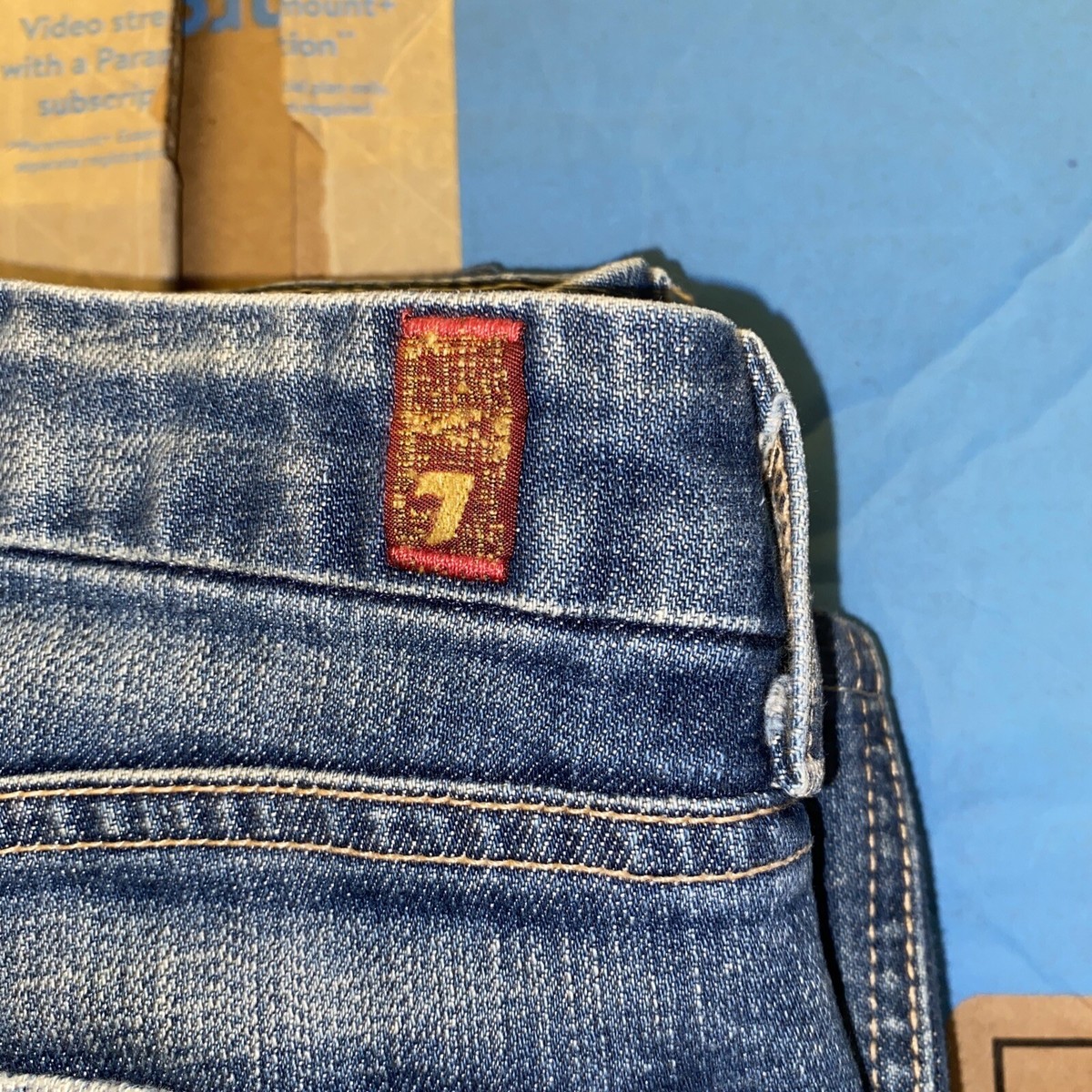 7 For All Mankind A Pocket Jeans Style U130055U-055U Low