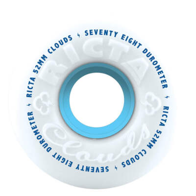 Ricta Wheels 52mm 78a Clouds Blue Skateboard Wheels