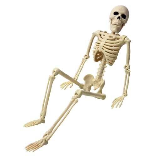 16" Halloween Skeleton Decorative,Spooky Lawn & Haunted House Props with - Picture 3 of 8