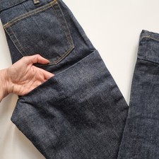 New 1997 Archival HELMUT LANG Denim Jeans 100 Cotton 2XS XS 26 Italy Vintage