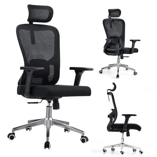 Ergonomic Office Chair, Comfy Executive Desk Office Chairs A-black Color