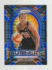 2024 Prizm WNBA Tamika Catchings Pioneers Blue Pulsar Prizm SN 102/199 Fever