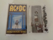 AC/DC Who Made Who Cassette Tape Atlantic Records 1986 Hits  New Songs