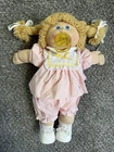 Vintage Cabbage Patch Kids Doll 1978/1982 Girl Blonde Hair Blue Eyes Pacifier