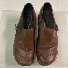 Klogs Women's Brown Leather 10 M Clog Shoes