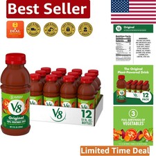 Convenient 12 Pack of 100 Vegetable Juice - Gluten Free, Delicious