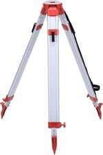 Surveying Tripod, Aluminum Survey Tripod With 5/8-Inch 11-Threaded Flat Head ...